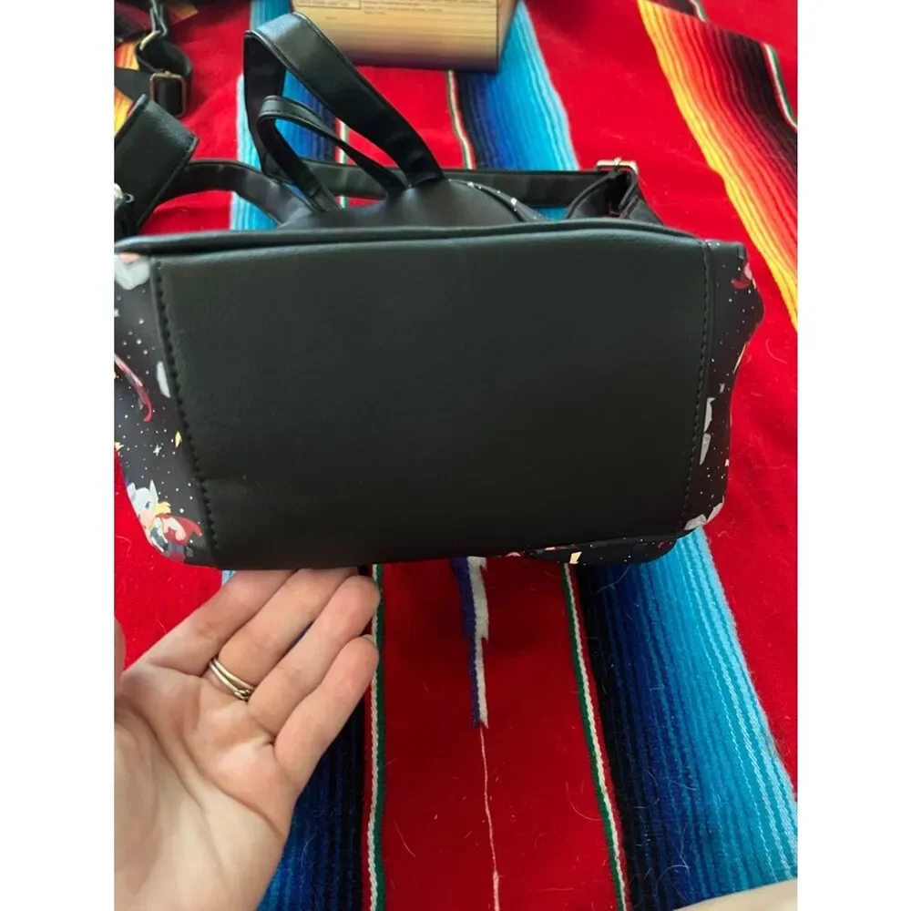 Loungefly Marvel Mini Backpack in Black with Red and Yellow Accents